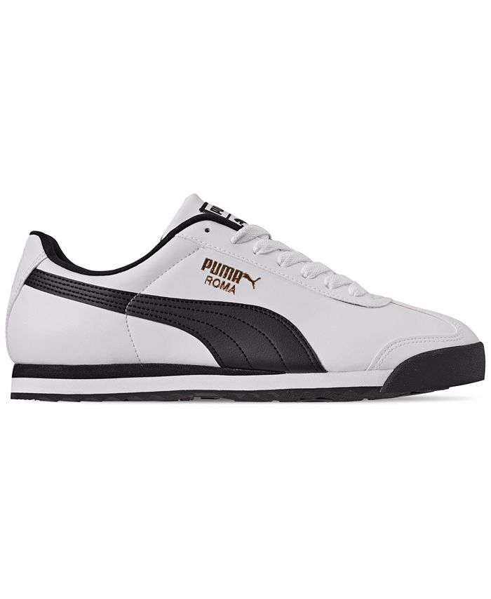 Puma Men's Roma Basic Casual Sneakers from Finish Line - Macy's