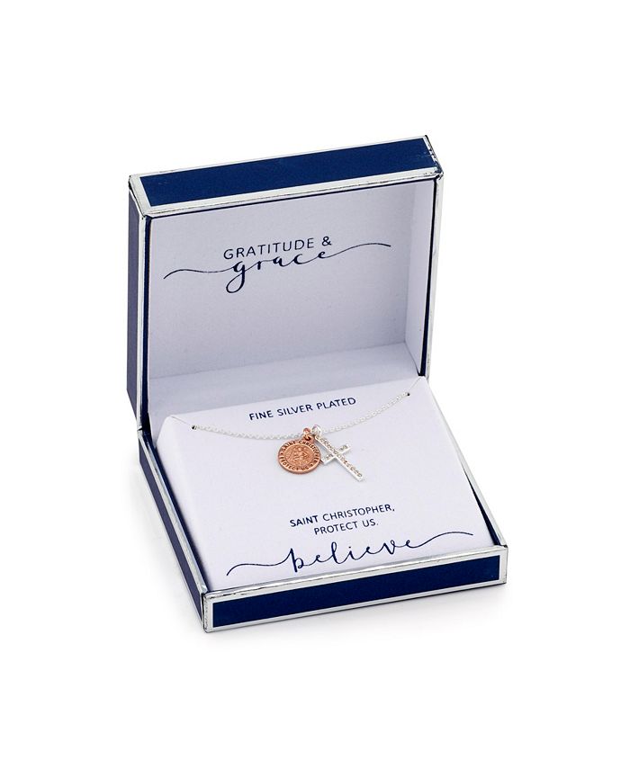 Two tone st christopher Clearance