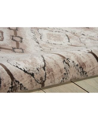 Fate FAT02 Beige 5'3" x 7'4" Area Rug