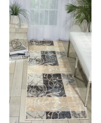 Samuel SAM03 Multi 2'2" x 7'6" Runner Rug