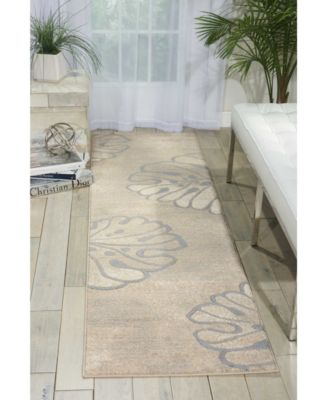 Samuel SAM04 Beige 2'2" x 7'6" Runner Rug