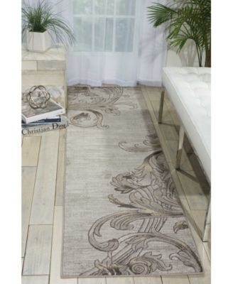 Samuel SAM05 Slate 2'2" x 7'6" Runner Rug