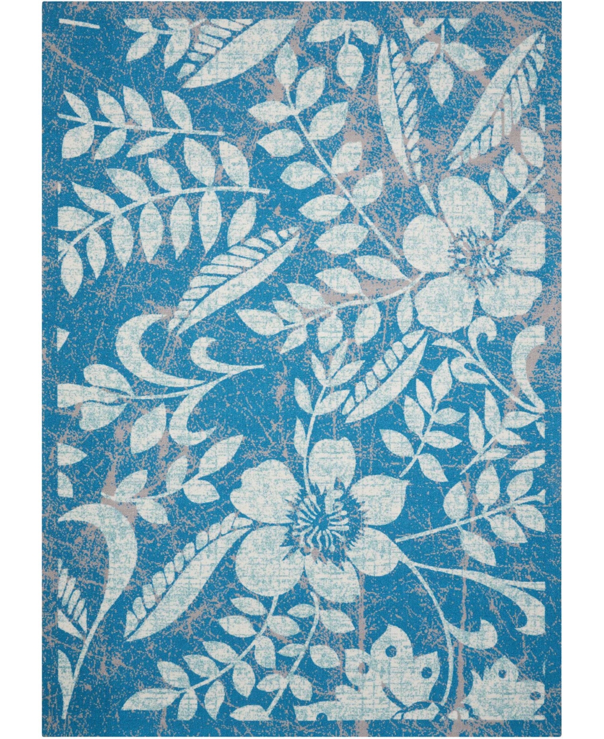 Long Street Looms Shore SHOL3 Blue 7'9in x 10'10in Area Rug - Blue