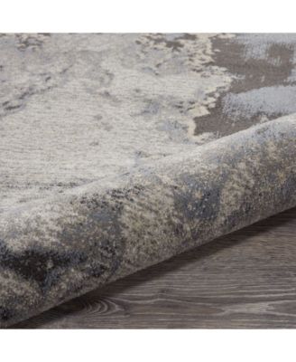 Samuel SAM08 Gray 2'2" x 7'6" Runner Rug