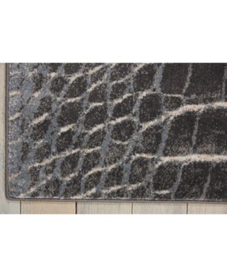 Samuel SAM09 Charcoal 5'3" x 7'3" Area Rug