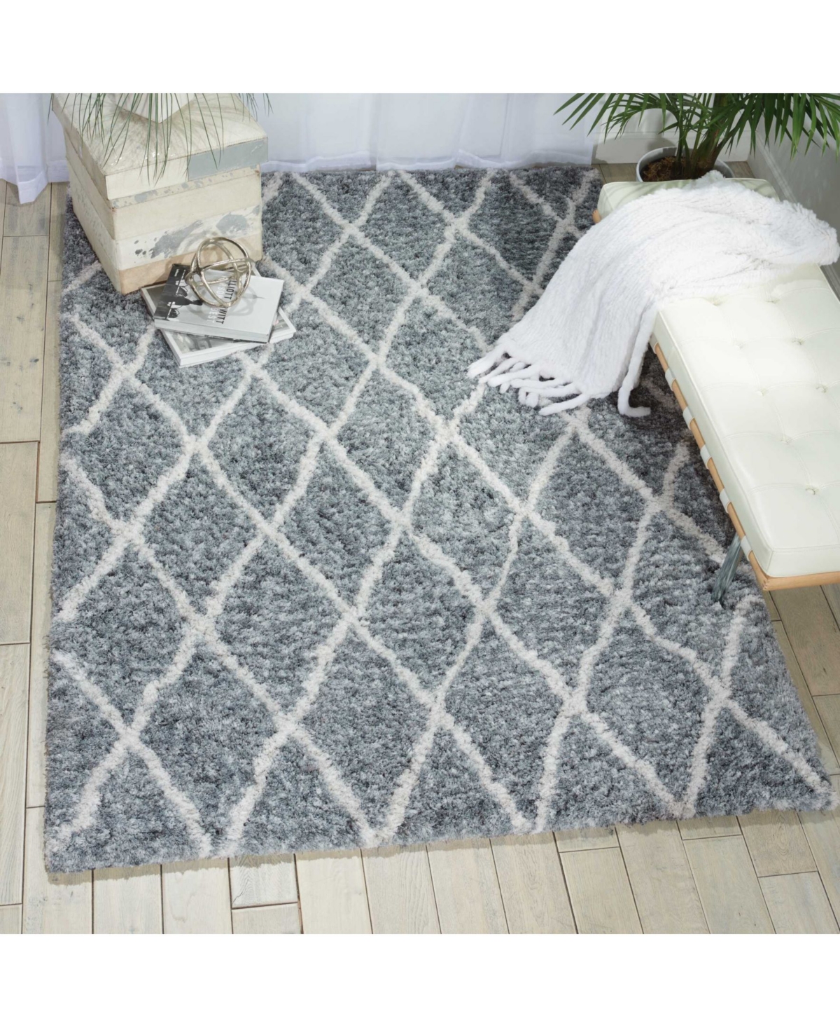 Shop Long Street Looms Cresto Cre11 Gray 5' X 7' Area Rug In Gray,ivory