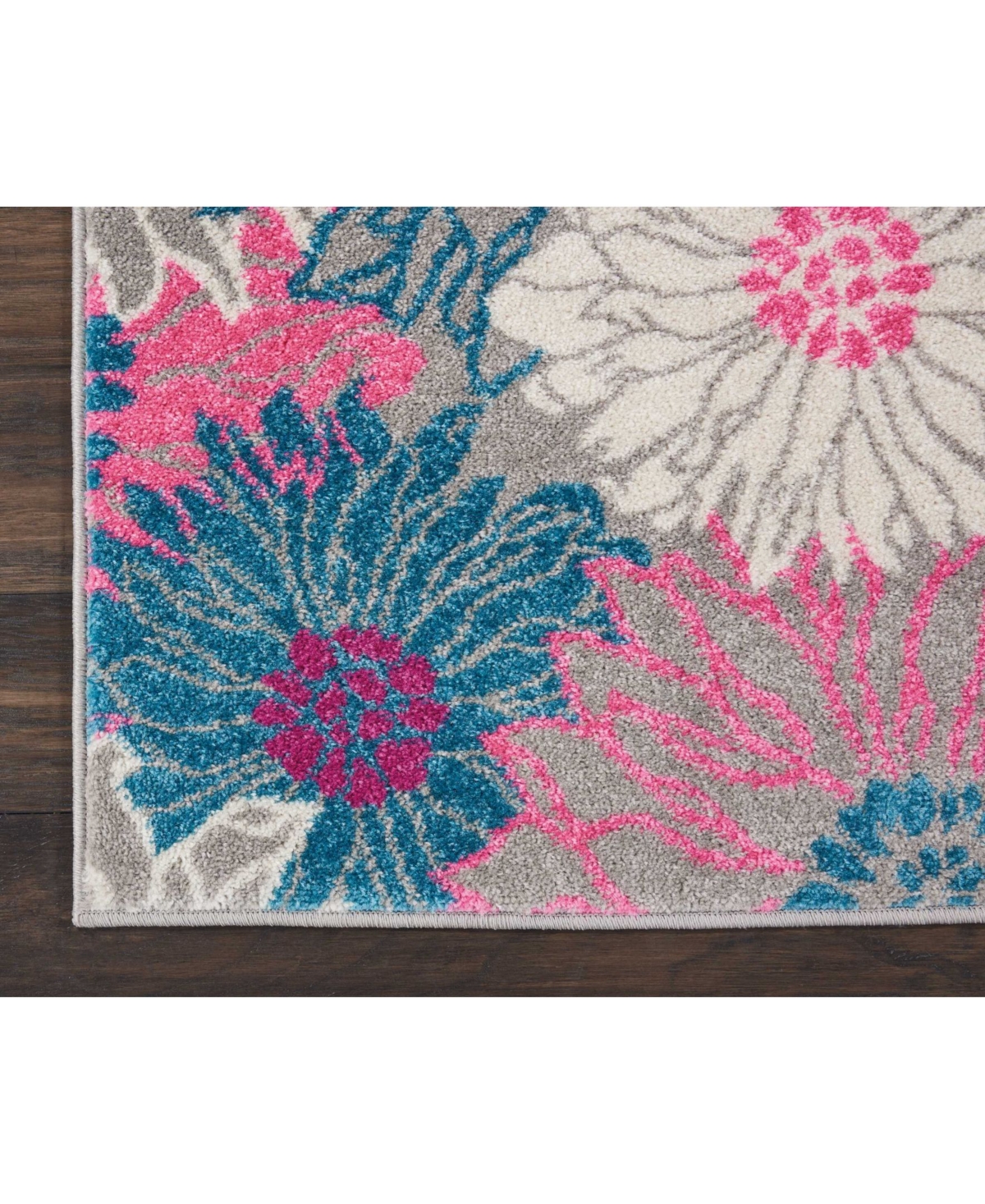 Long Street Looms Zeal ZEA17 Gray 1'10" x 2'10" Area Rug