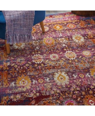 Era Tabriz ERA03 Red, Multi 4' x 6' Area Rug