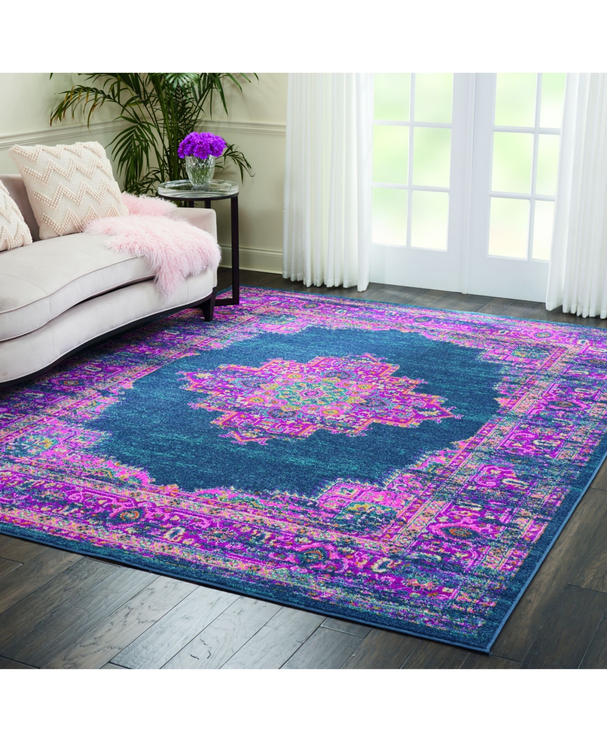 Long Street Looms Zeal ZEA03 Blue 9' x 12' Area Rug