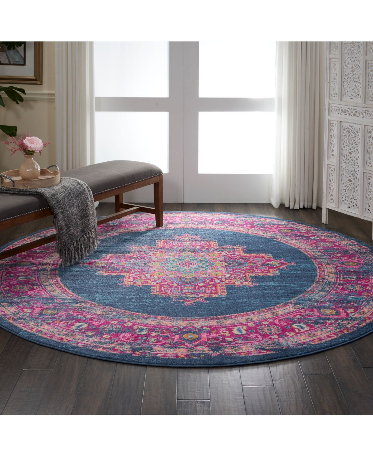 Long Street Looms Zeal ZEA03 8' Round Area Rug