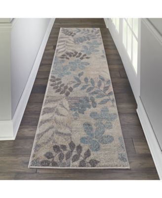 Peace PEA01 2'3" x 7'3" Runner Rug