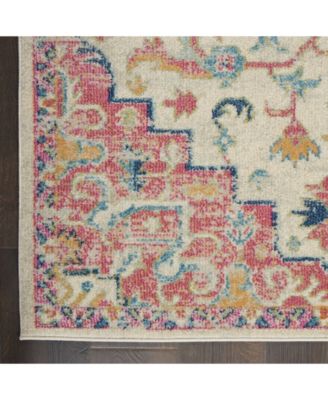 Zeal ZEA25 Ivory 3'9" x 5'9" Area Rug