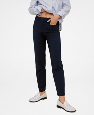 image of Mango Women-s Cotton Crop Pants