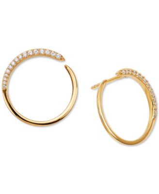 wrap around hoop earrings