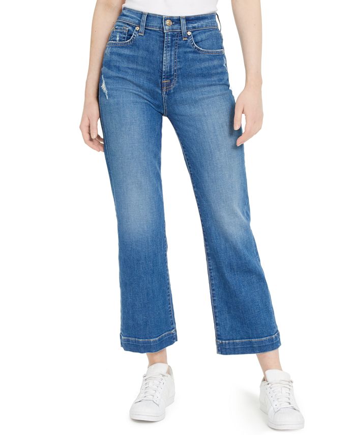 7 For All Mankind Alexa Cropped Wide-Leg Jeans & Reviews - Jeans ...