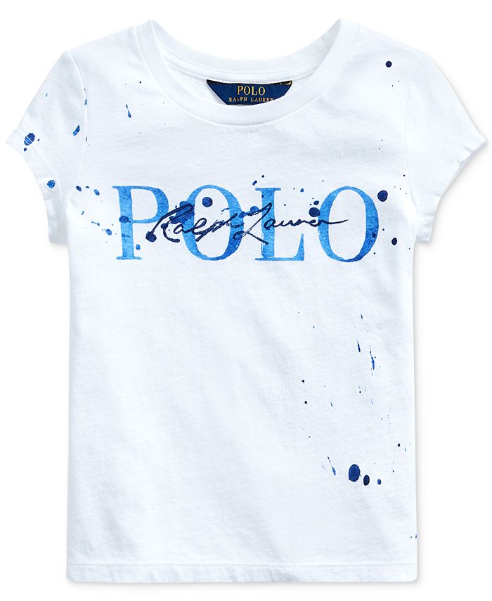 Polo Ralph Lauren Toddler Girls Paint Splatter Cotton T Shirt Macy s