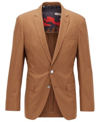 hugo boss brown blazer