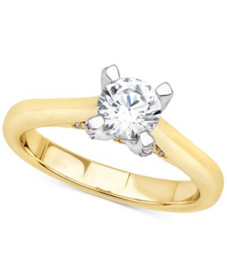 Macy's - Diamond Solitaire Engagement Ring (1 ct. t.w.) in 14k Gold
