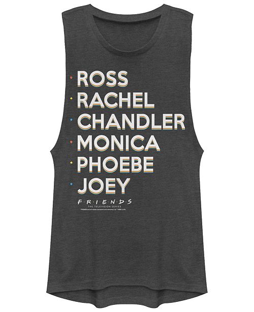 Fifth Sun Friends Name List Festival Muscle Women S Tank