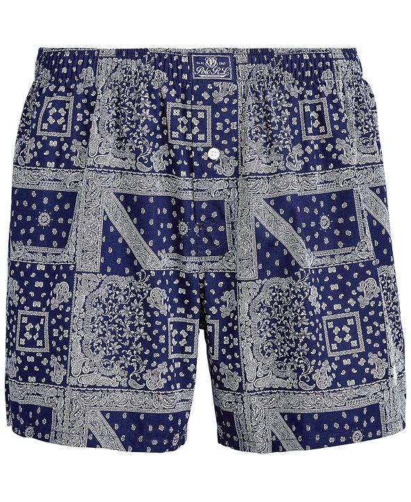 Polo Ralph Lauren Men's Bandana Print Boxer & Reviews - Underwear ...