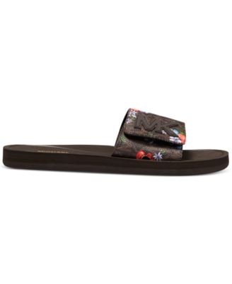 women's mk flip flops