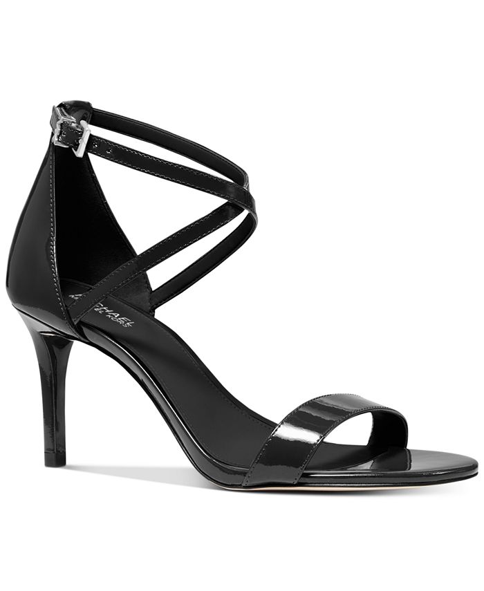 Michael Kors Ava Mid-Heel Dress Sandals - Macy's