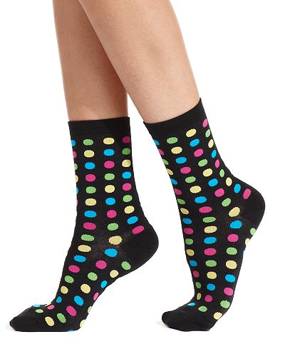Hot Sox Women's Fun Dot Trouser Socks
