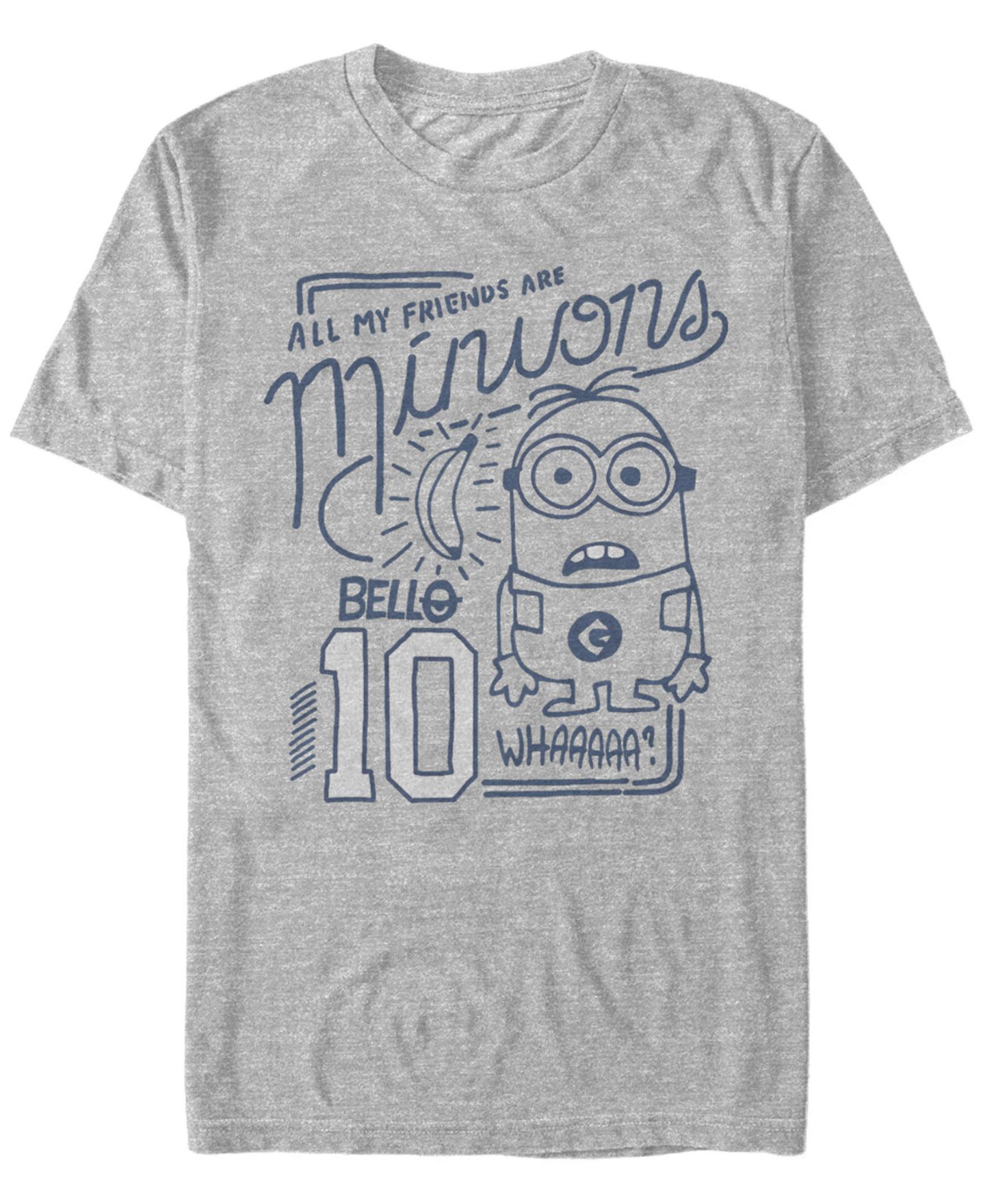 Мужская футболка Fifth Sun Minions Bob All My Friends Are Short Sleeve, цвет: Athletic H — фото 1