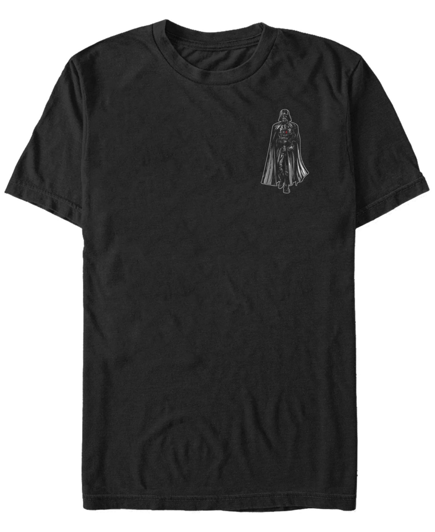 Star Wars Men's Darth Vader Left Chest Short Sleeve T-Shirt