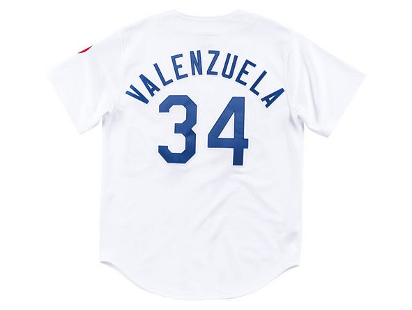 Mitchell & Ness Los Angeles Dodgers Men's Fernando Valenzuela Authentic Cooperstown Jersey 