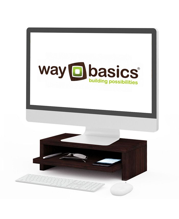 Way Basics Deluxe 2-Shelf Monitor Stand - Macy's
