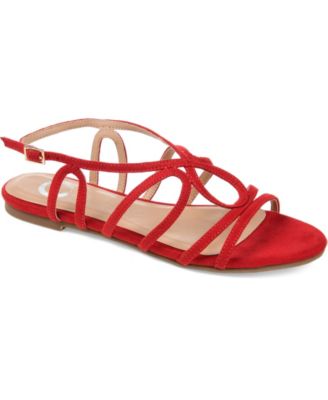 red sandals size 12