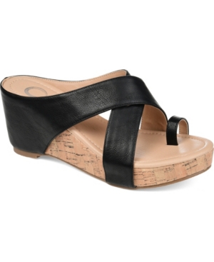 Journee Collection Women's Rayna Wedge Sandal Women's Shoes
