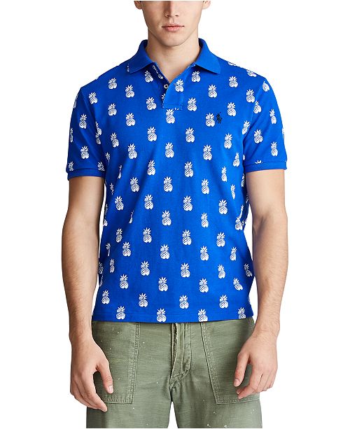Polo Ralph Lauren Men's Classic-Fit Pineapple-Print Polo Shirt ...