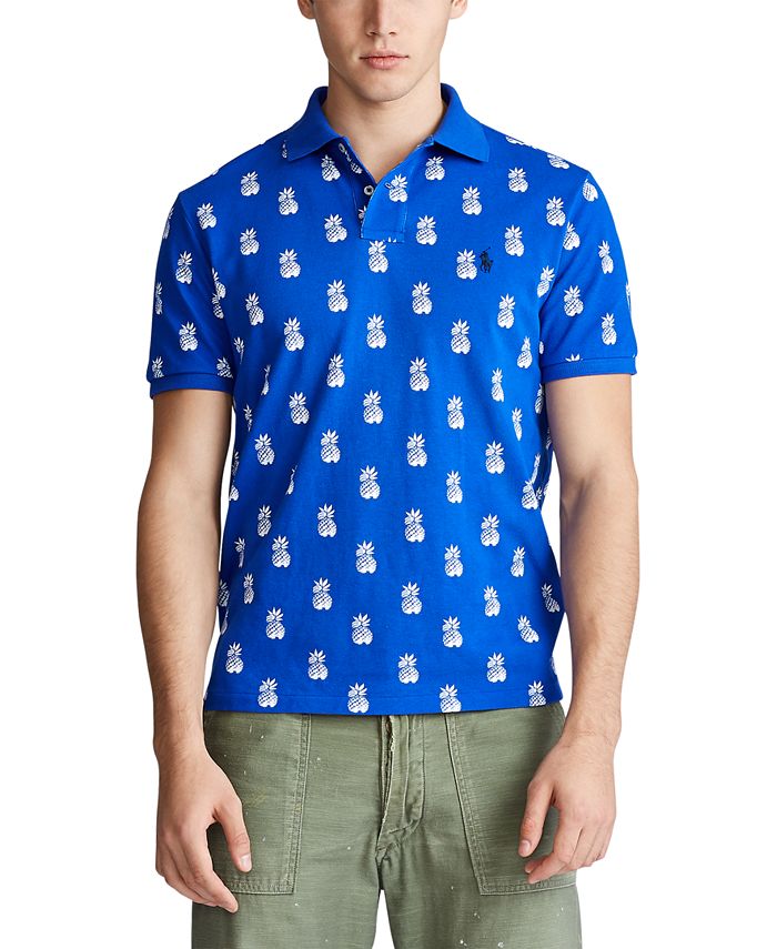 Polo Ralph Lauren Men's Classic-Fit Pineapple-Print Polo Shirt 