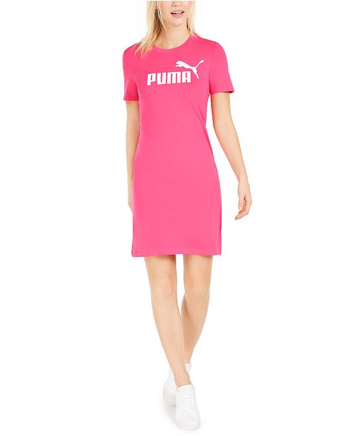 Puma Ess Logo Fitted T Shirt Dress Reviews Dresses Women