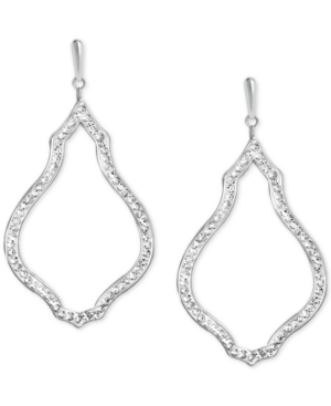 image of Essentials Crystal Open Drop Earrings