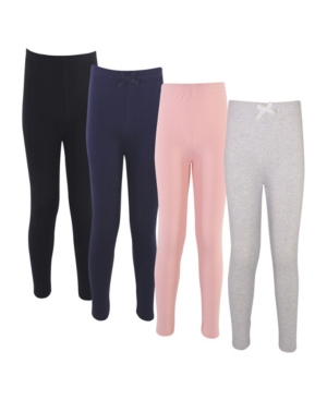 Touched by Nature Big Girls Solid Leggings Pack of 4