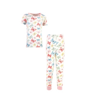Touched by Nature Baby Girls and Boys Butterflies Tight-Fit Pajama Set Pack of 2