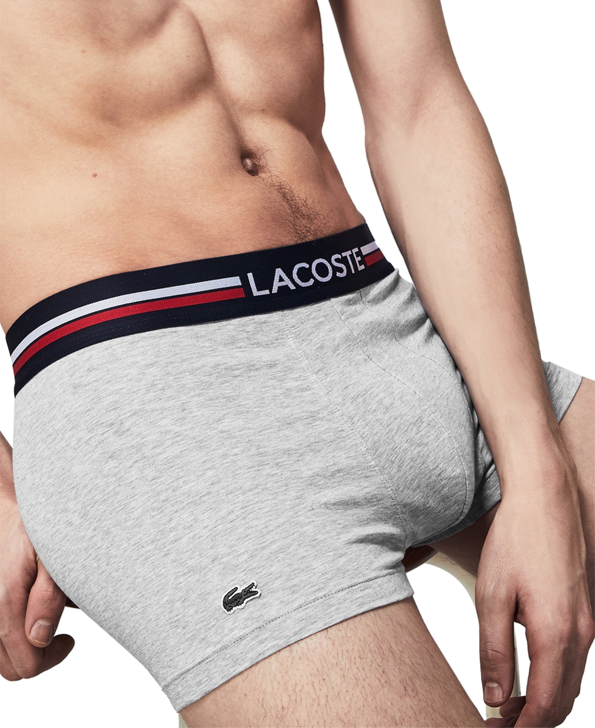 Men's Trunk, Pack of 3 - Silver-Tone Chine