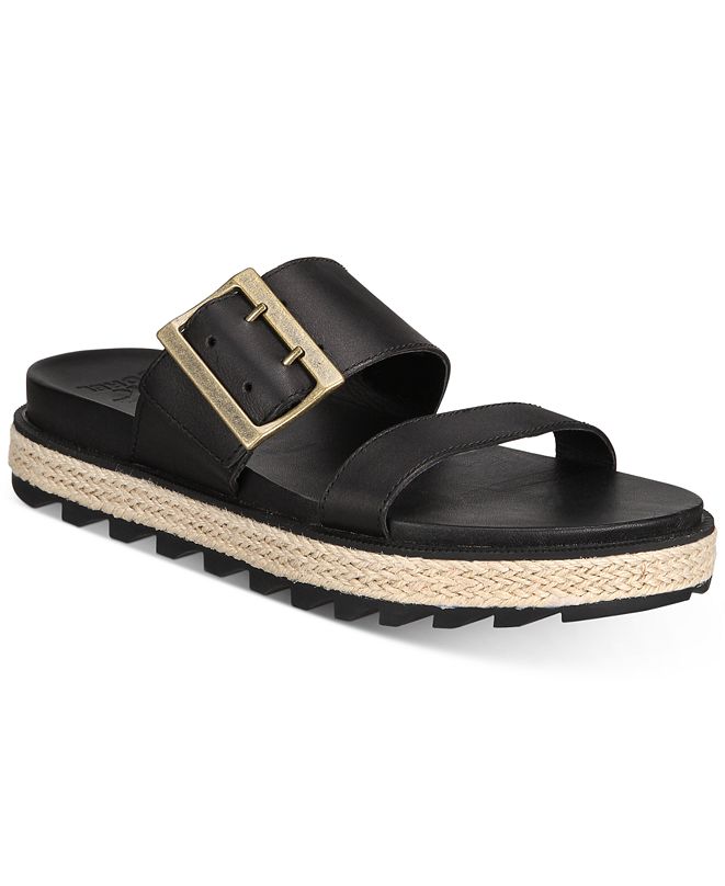 sorel roaming leather slide