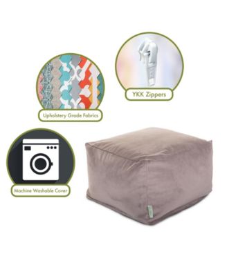 Polyester Ottoman Square Pouf 27" x 17"