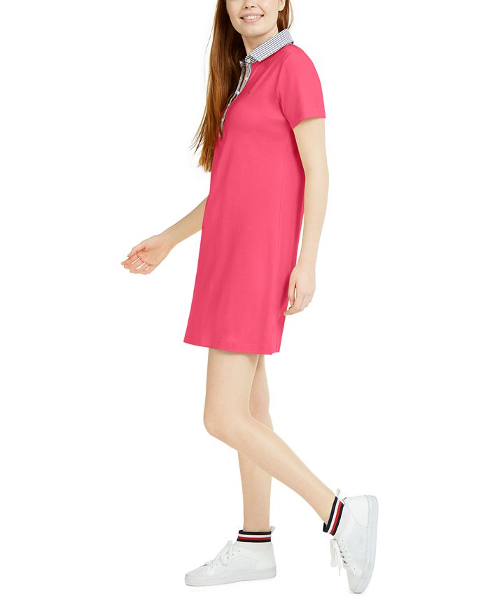 Tommy Hilfiger Polo-Neck Mini Dress - Macy's