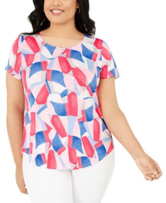 alfani plus size tops