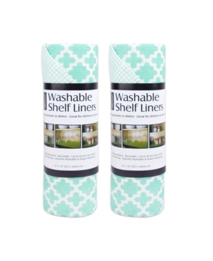 Design Imports Lattice Shelf Liner Set of 2