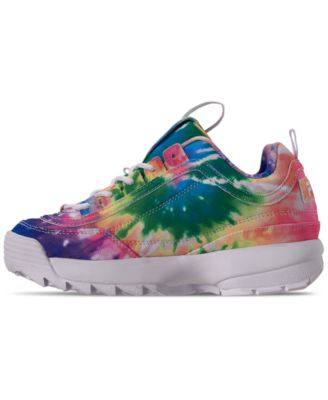 Tie Dye Big W Roller Shoes Fila Big Girls' Disruptor II Tie Dye