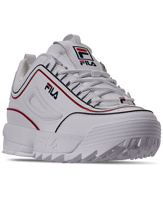 Fila Men's Disruptor II Contrast Piping Casual Athletic Sneakers from ...