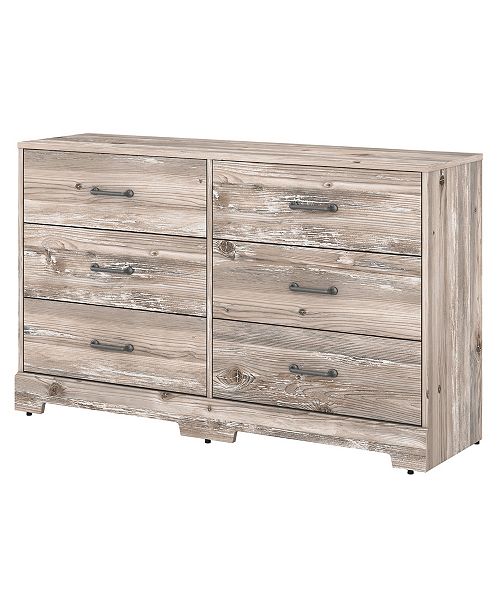 Kathy Ireland Home By Bush Furniture River Brook 6 Drawer Dresser