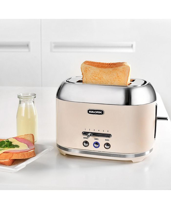 Kalorik 2Slice 1000 Watt Retro Toaster & Reviews Small Appliances