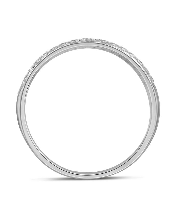 Macy's - Men's Diamond (1/2 ct. t.w.) Ring in 10K White Gold or 10K Yellow Gold